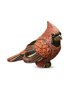 Cardinale Rosso Scultura Ceramica Artistica De Rosa...