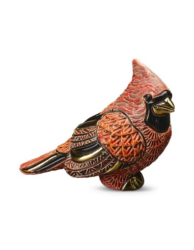 Cardinale Rosso Scultura Ceramica Artistica De...