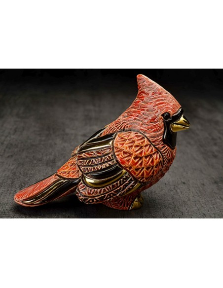 Cardinal Ceramic Sculpture De Rosa Rinconada