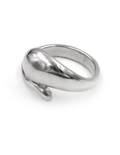Anello Corno Portafortuna in Argento 925 