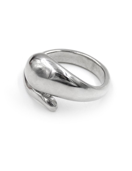 925 Sterling Silver Horn Ring 
