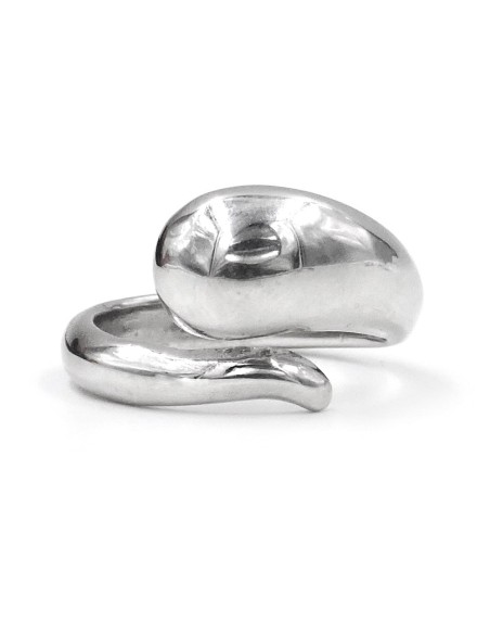 925 Sterling Silver Horn Ring 