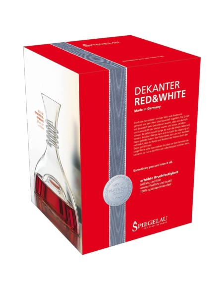 Spiegelau Decanter Red and White