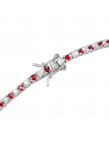 Tennisarmband aus 925er Sterlingsilber mit...