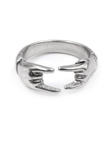 925 Sterling Silver Lucky Horns Ring 