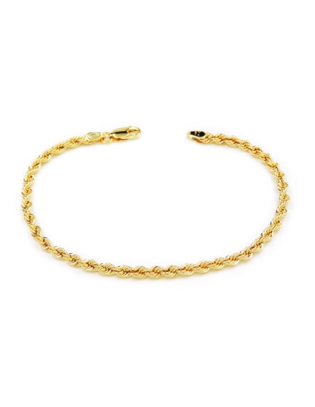 9K Gold Rope Bracelet Unoaerre
