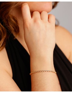 9K Gold Rope Bracelet Unoaerre 2