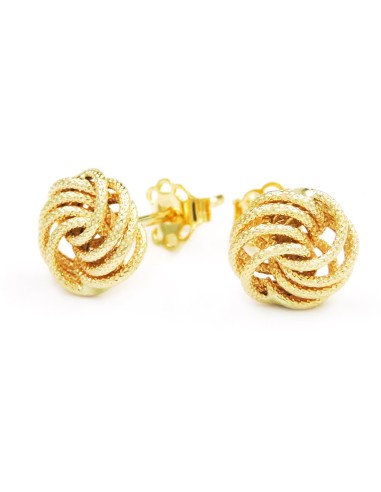Spiral-Ohrstecker aus 9 Karat Gelbgold Unoaerre