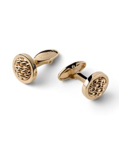 Gemelli da Polso Chicco in Argento 925 Placcato Oro Unoaerre