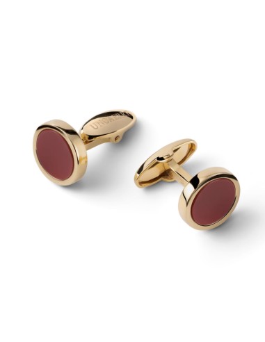Gold Plated 925 Sterling Silver Round Cufflinks...