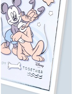 Disney Micky Maus Dekoplatte aus Holz 20 x 25 cm 2