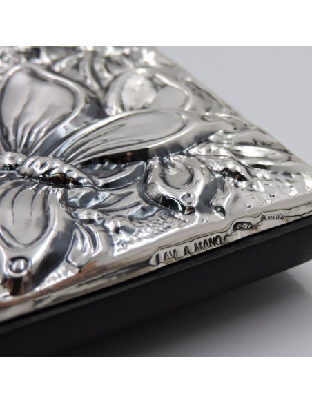 Bilderrahmen mit Schmetterlingen aus 925er Sterlingsilber