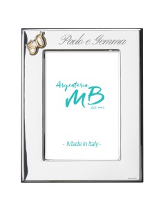 50th Wedding Anniversary Photo Frame with Personalized... 2