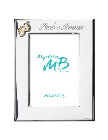 50th Wedding Anniversary Photo Frame with...