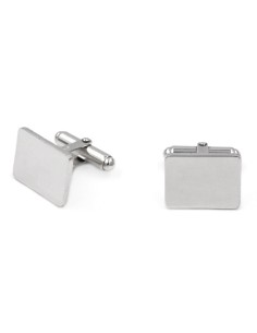 Gemelli da Polso Rettangolari Personalizzabili in Argento...