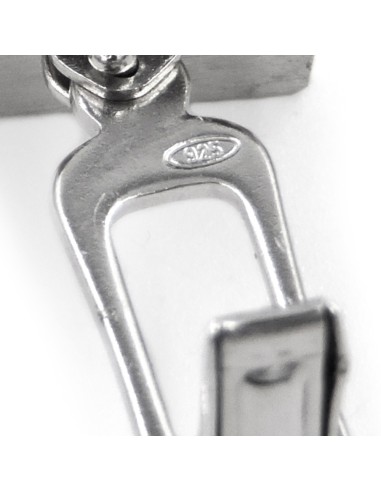 Personalized 925 Sterling Silver Round Cufflinks 
