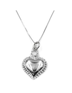 Customizable 925 Sterling Silver Holy Heart Necklace 