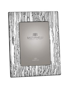 925er Sterlingsilber Fotorahmen Baumrinde 