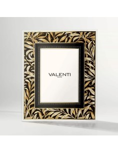 Golden Leaves Glass Picture Frame 5 x 7 