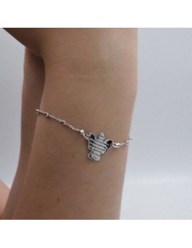 925 Sterling Silver Bracelet With Prayer Angel...