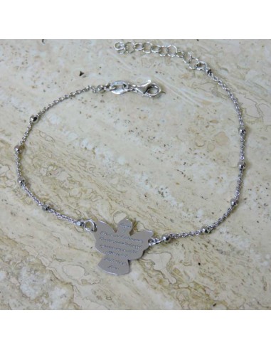 Bracciale Angelo di Dio in Argento 925  