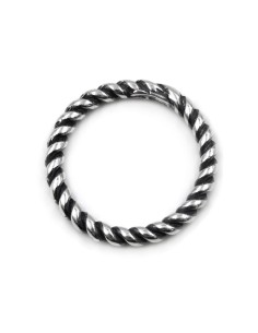 Sterling Silver Rope Ring 