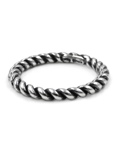 Seilring aus 925er Sterlingsilber