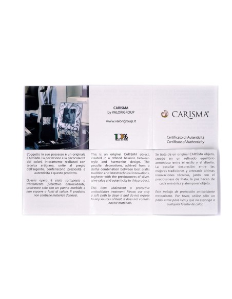 Drop Cornice Portafoto in Argento cm 13 x 18