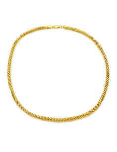 Collana Pop Corn in Argento 925 Dorato