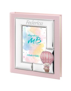 Teddy Bear on Hot Air Balloon Pink Photo Album... 2