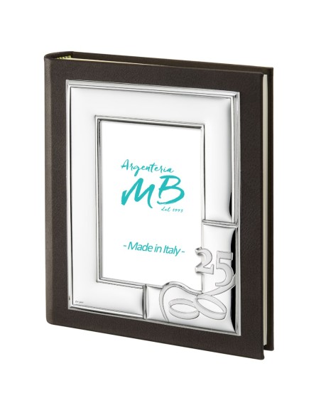 Personalisierbares Fotoalbum zum 25 Hochzeitstag