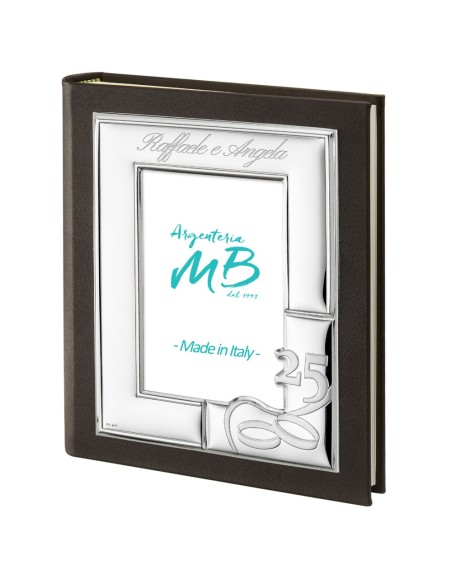 Personalisierbares Fotoalbum zum 25 Hochzeitstag