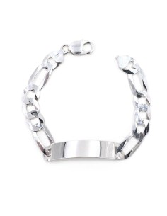 Panzerkettenarmband aus massivem 925er Sterlingsilber mit...