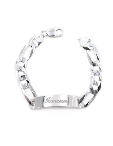 Panzerkettenarmband aus massivem 925er...