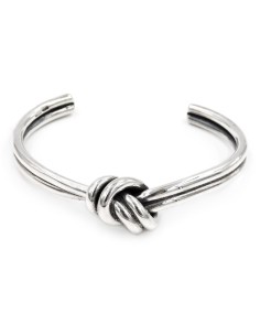 925 Sterling Silver Double Knot Bracelet 