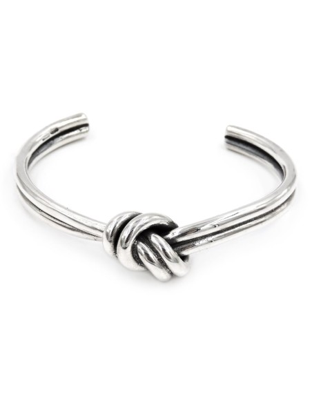 925 Sterling Silver Double Knot Bracelet 