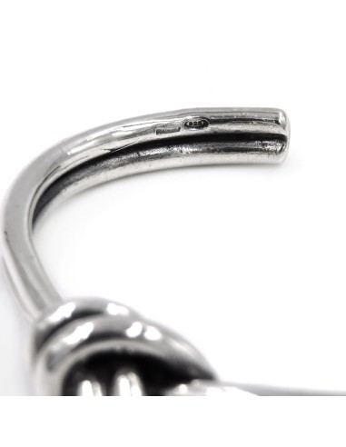 925 Sterling Silver Double Knot Bracelet 