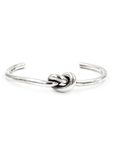 Bracciale Rigido Nodo in Argento 925 
