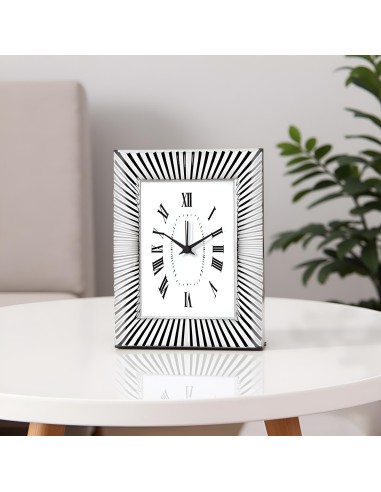Sunburst Table Clock with Alarm