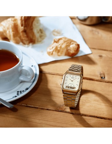 Casio Vintage Unisex Analog-Digital-Uhr...