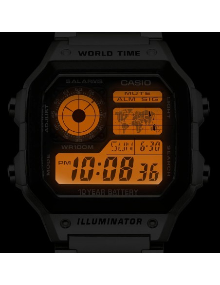 Casio AE-1200WH-1AVEF – Digital Herrenuhr | Timeless Collection