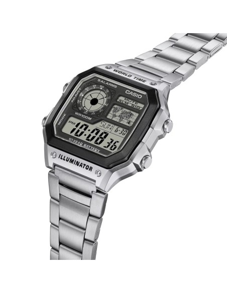 Casio Orologio da Polso Digitale da Uomo Timeless Collection AE-1200WHD-1AVEF