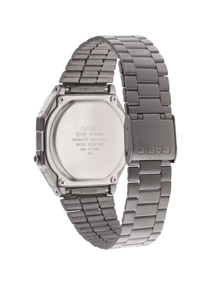 Casio Unisex Digital-Armbanduhr Vintage Collection Schwarz A168WEGG-1BEF