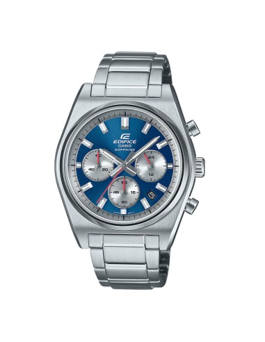 Casio Edifice Herren Chronograph Uhr Blau...