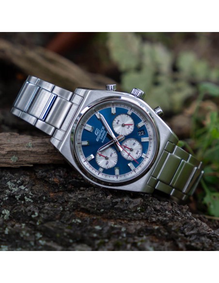 Casio Edifice Herren Chronograph Uhr Blau EFB-730D-2AVUEF