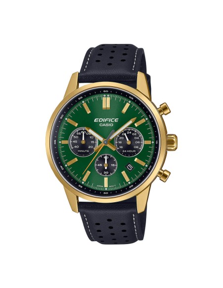 Casio Edifice Men's Wristwatch Chronograph Green Dial EFR-575CL-3AEF