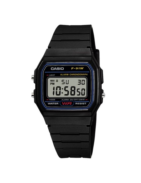 Casio Timeless Collection Watch – Resin Case, Digital Display, Water-Resistant
