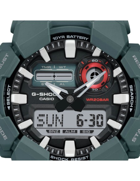 Casio G-Shock Orologio da Polso Digitale da Uomo Verde Ottanio GA-010-2AER