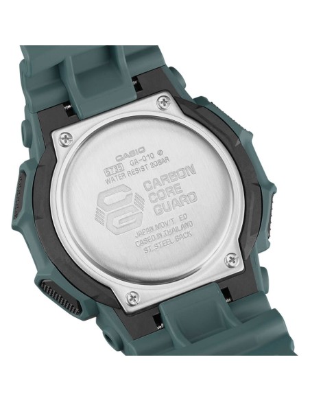 Casio G-Shock Orologio da Polso Digitale da Uomo Verde Ottanio GA-010-2AER