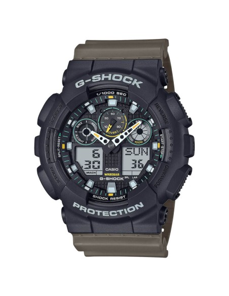 Casio G-SHOCK Orologio Uomo Analogico-Digitale – Antiurto, Impermeabile 20 Bar, Ora Mondiale